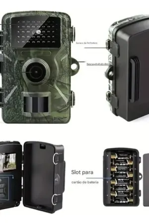 Câmera de Trilha Adventure com Visão Noturna Infravermelha Sensor PIR IP66 Full HD - Jefe's Imports