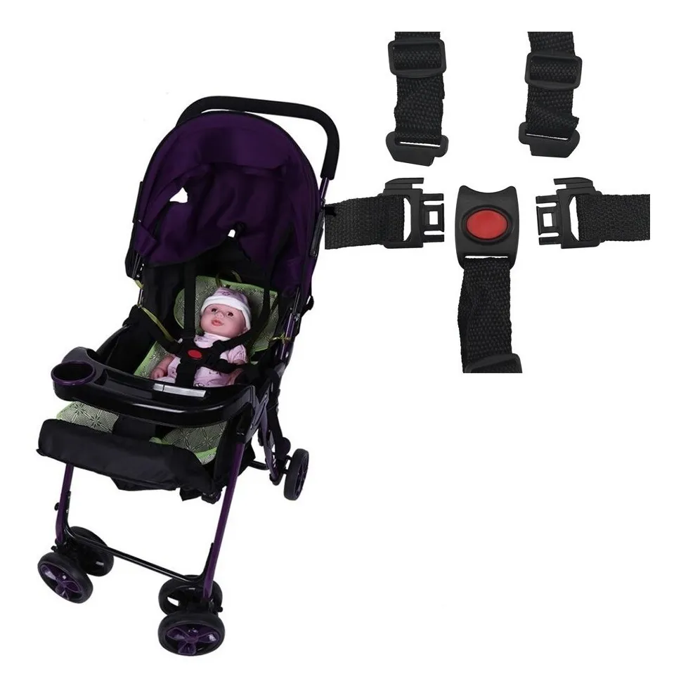 Cinto de Segurança Infantil 5 Pontos Ajustável para Carrinho e Cadeirinha com Trava Central – Jefe's Imports Cinto de Segurança Infantil 5 Pontos Ajustável para Carrinho e Cadeirinha com Trava Central - Jefe's Imports