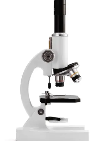 Microscópio Biológico Monocular Profissional 64x a 2400x com Iluminação Ajustável - Jefe's Imports