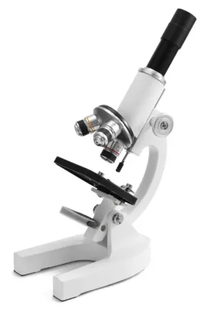 Microscópio Biológico Monocular Profissional 64x a 2400x com Iluminação Ajustável - Jefe's Imports