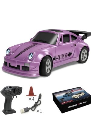 Mini Carrinho Drift Controle Remoto 1/64 4WD 2.4G com Carregamento USB - Jefe's Imports