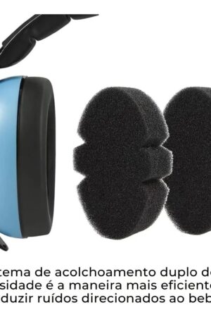 Protetor Auricular Infantil Abafador de Ruído para Bebê e Criança – Anti Ruído até 26dB - Jefe's Imports