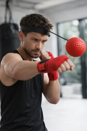 Bolinha de Boxe para Treino de Velocidade e Esquiva – Punch Ball com Faixa de Cabeça - Jefe's Imports