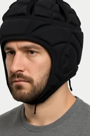 Capacete Protetor de Cabeça e Orelha para Goleiro Futebol Rugby - Jefe's Imports