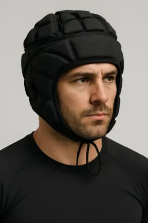 Capacete Protetor de Cabeça e Orelha para Goleiro Futebol Rugby - Jefe's Imports