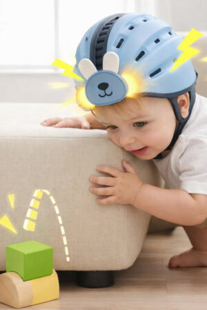 Capacete Protetor Infantil Anti Impacto com Velcro Ajustável - Jefe's Imports