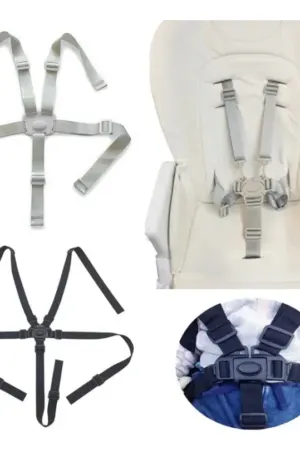 Cinto de Segurança Infantil 5 Pontos Ajustável para Cadeira e Carrinho - Jefe's Imports
