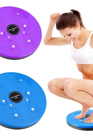Disco de Torção 360° Fitness para Exercícios, Equilíbrio e Fortalecimento Abdominal - Jefe's Imports