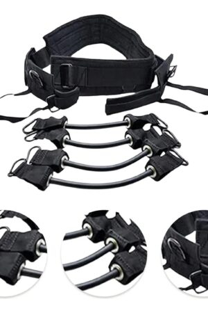 Elástico de Treinamento Funcional Rope Puller | Stretch & Toning Exerciser | Academia Portátil - Jefe's Imports