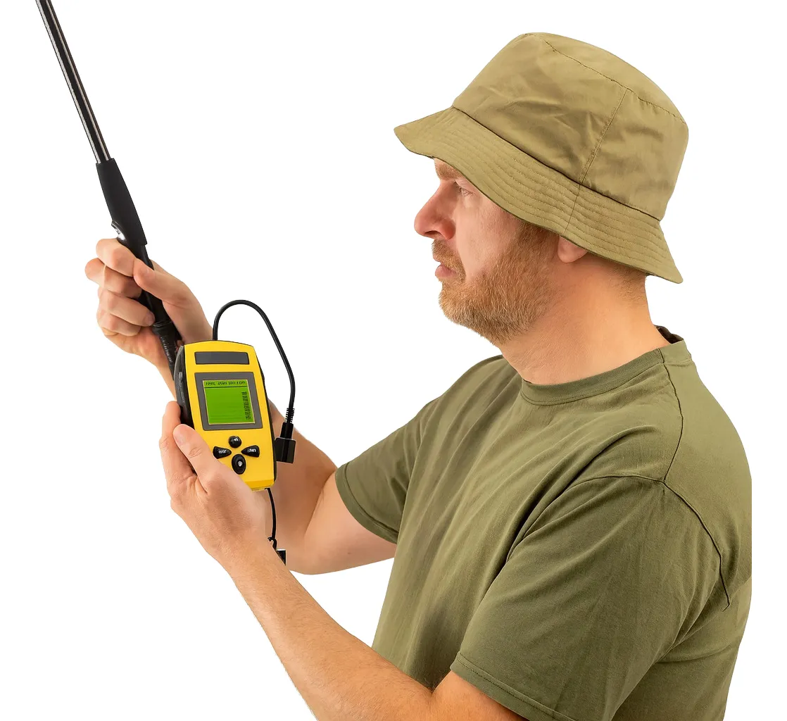 Localizador de Peixes Sonar Portátil Fish Finder com Transdutor e Display LCD – Jefe's Imports Localizador de Peixes Sonar Portátil Fish Finder com Transdutor e Display LCD - Jefe's Imports