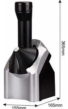 Máquina de Sorvete Natural Manual – Faz Sorvete de Frutas, Açaí e Milkshake Saudável em Casa - Jefe's Imports