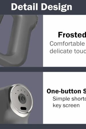 Massageador Corporal Fascial Modelo Pistola com 4 Cabeças e 5 Velocidades - Jefe's Imports