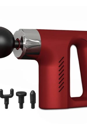 Massageador Corporal Fascial Modelo Pistola com 4 Cabeças e 5 Velocidades - Jefe's Imports