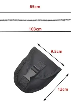 Serra de Fio Manual para Sobrevivência, Camping e Jardinagem Portátil - Jefe's Imports