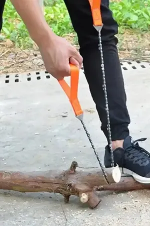 Serra de Fio Manual para Sobrevivência, Camping e Jardinagem Portátil - Jefe's Imports