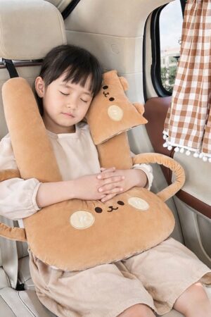 Travesseiro Infantil Para Carro com Encosto de Cabeça e Apoio de Pescoço - Jefe's Imports