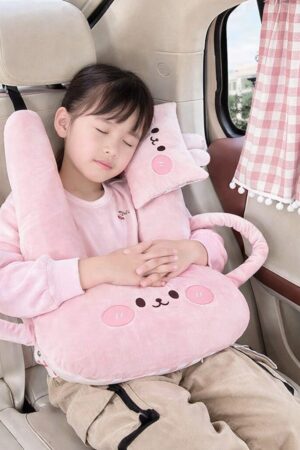 Travesseiro Infantil Para Carro com Encosto de Cabeça e Apoio de Pescoço - Jefe's Imports