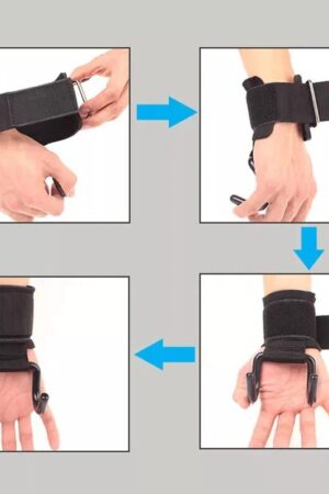 Strap Hook Musculação com Gancho – Par para Levantamento Terra - Jefe's Imports