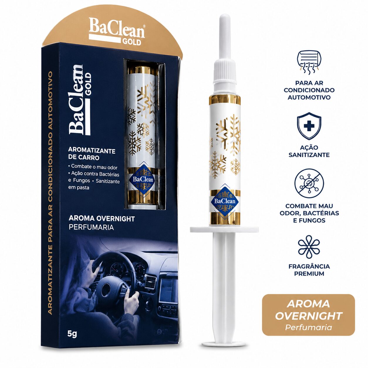 Aromatizante Para Ar Condicionado Automotivo Tipo Seringa 5g BaClean Gold Sanitizante Anti Odor Bactérias e Fungos – Jefe's Imports Aromatizante Para Ar Condicionado Automotivo Tipo Seringa 5g BaClean Gold Sanitizante Anti Odor Bactérias e Fungos - Jefe's Imports