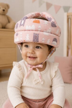 Capacete Protetor Bebê Anticolisão Ajustável Para Engatinhar e Andar - Jefe's Imports