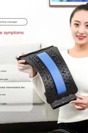 Corretor Postural Lombar Ajustável com Acupressão e Massageador para Coluna - Jefe's Imports