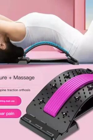 Corretor Postural Lombar Ajustável com Acupressão e Massageador para Coluna - Jefe's Imports