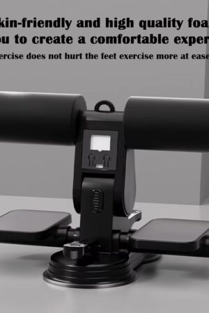 Máquina de Abdominal Portátil com Ventosa Dupla e Contador de Exercícios Ajustável Fitness Home Gym - Jefe's Imports