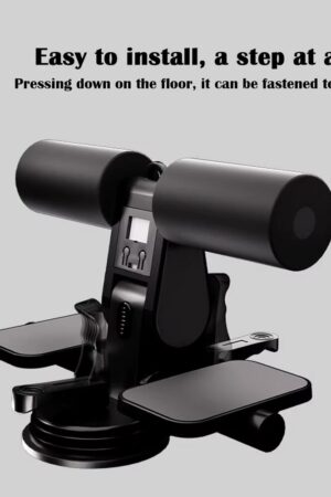 Máquina de Abdominal Portátil com Ventosa Dupla e Contador de Exercícios Ajustável Fitness Home Gym - Jefe's Imports