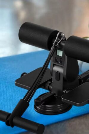 Máquina de Abdominal Portátil com Ventosa Dupla e Contador de Exercícios Ajustável Fitness Home Gym - Jefe's Imports